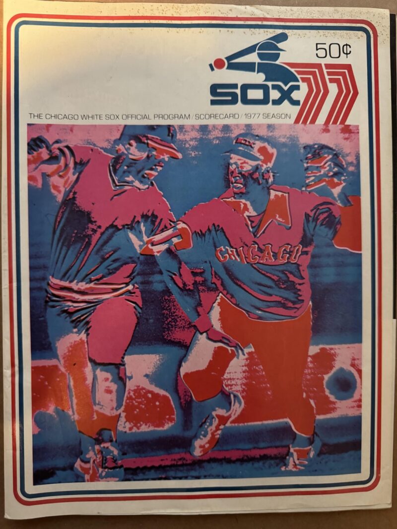 シカゴ ホワイトソックス 公式プログラム/スコアカード 1977 シーズン