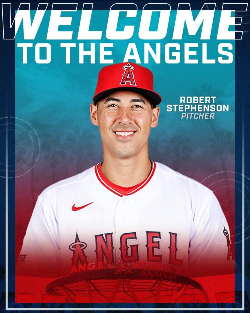 [Angels] 公式：エンゼルスはRHPロバート・スティーブンソンと3年契約に合意した。