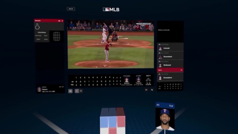 Apple の新しい Vision Pro 用 MLB アプリ