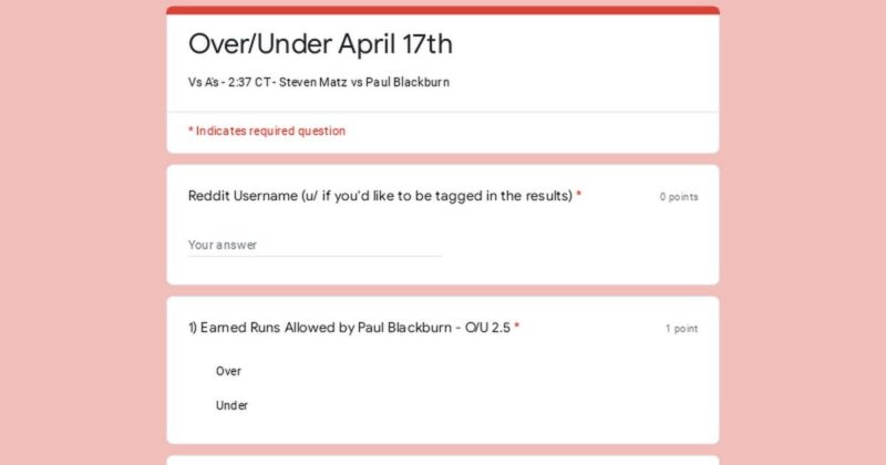 オーバー/アンダー 4 月 17 日 - 対 A's - 2:37 CT - スティーブン・マッツ vs ポール・ブラックバーン