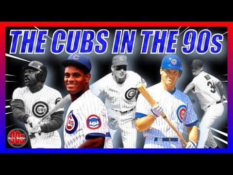 多くの好感の持てる選手たちが活躍したカブスの野球の 10 年をフラッシュバックします。  90年代のシカゴ・カブス。