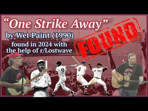 [FOUND SONG] ロードアイランド州の「ウェット ペイント バンド」による「One Strike Away」（1990 年）、レッドソックスの歴史に関する短期集中講座