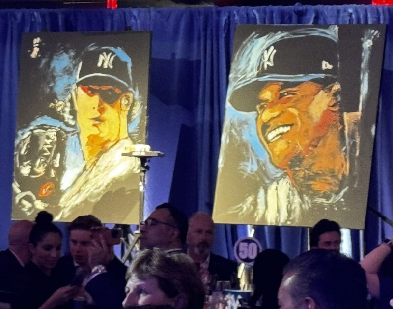 [Talkin’ Yanks] フアン・ソトは今夜のヤンキースのホームカミング・ディナーで自分のこの絵を獲得するために16,000ドルを入札した