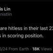 [Lin] パドレスは得点圏に走者を置いて直近23打席無安打。